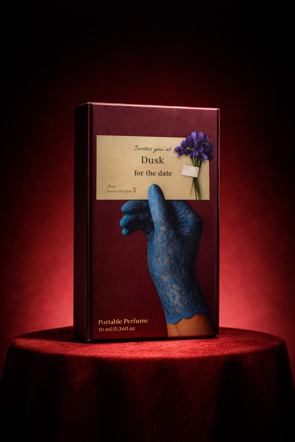 Dusk Pocket Perfume For Women Box Frontal. House of Kohlis